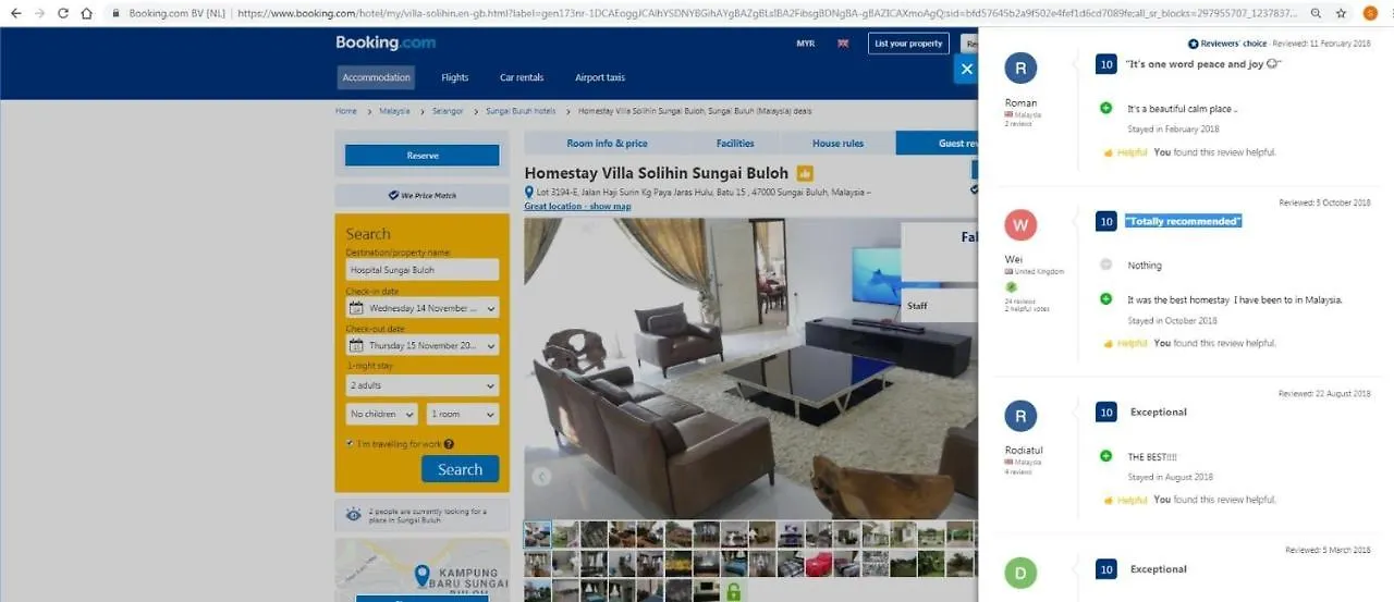 Homestay Villa Solihin Sungai Buloh